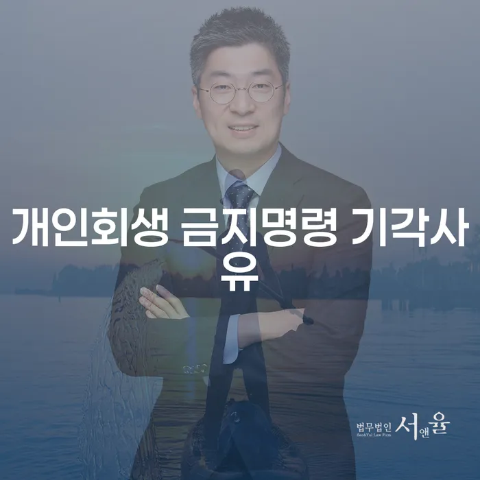 개인회생 금지명령이 기각되는 이유는 무엇일까요?